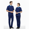 Half Sleeve Waiter Uniform – Navy Blue & Sky Blue – view 6