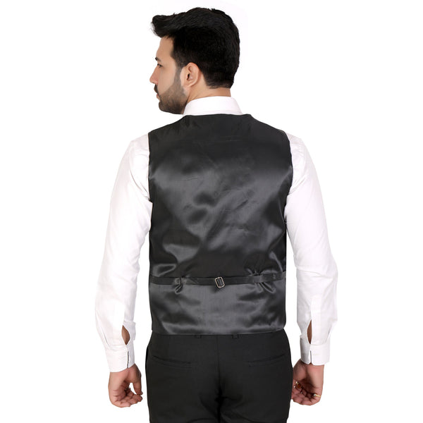 Men's Slim Fit Matty Waistcoat – Black