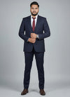Mafatlal Trendz Corporate Blazer – Navy Blue