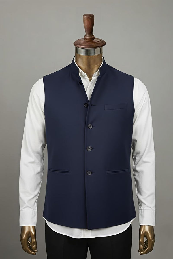 Magcool men's Navy Blue Modi jacket – front view