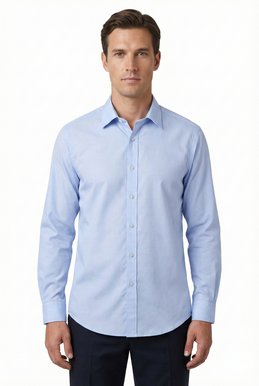 Men's Classic Formal Shirt – Light Blue - Right Sleeve