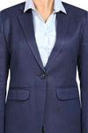 Women's slim fit TR blazer – Navy Blue – view 3