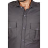 Dark grey security guard shirt for men