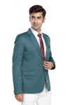 Men's slim fit TR blazer – Bottle Green – view 4