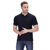 Navy Blue polo T-shirt (100% cotton) – front view