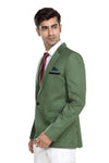 Men's slim fit TR blazer – Green – view 3