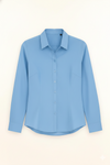 Women's Lycra Formal Shirt – Sky Blue – view 1