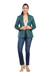 Women's slim fit TR blazer – Bottle Green – view 1