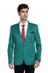 Men's slim fit TR blazer – Sea Green – view 2