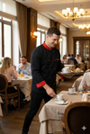 Black & Red (Style 2) chef coat – view 5