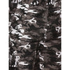 White camouflage print fabric close-up