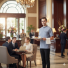 Half Sleeve Waiter Uniform – Steel Grey & Black – view 5
