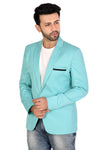 Men's slim fit TR blazer – Dark Aqua – view 6
