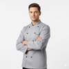 Grey & Black chef coat – view 2