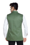 Men's Green TR Nehru jacket – view 4