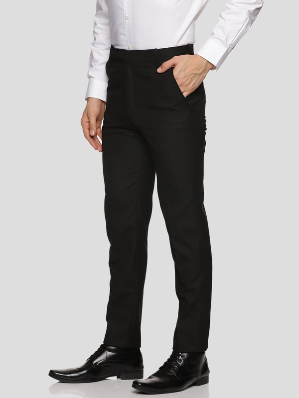 Men's Full Belt Formal Pant – Black – view 2