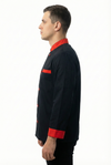 Black & Red (Style 2) chef coat – view 3