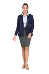 Women's slim fit TR blazer – Navy Blue – view 1