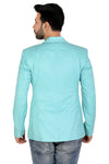Men's slim fit TR blazer – Dark Aqua – view 5