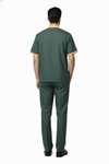 Half Sleeve Waiter Uniform – Dark Green & Mustard – view 4