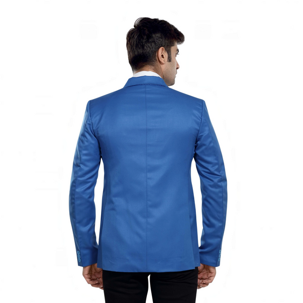 Men's slim fit TR blazer – Light Blue – view 4