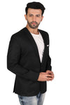 Men's slim fit TR blazer – Metal Black – view 4