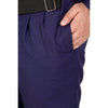 Navy blue security guard pant – pocket close-up