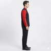 Full Sleeve Waiter Uniform – Black & Red – view 3