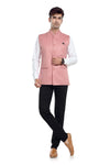 Men's Blossom Pink TR Nehru jacket – view 6