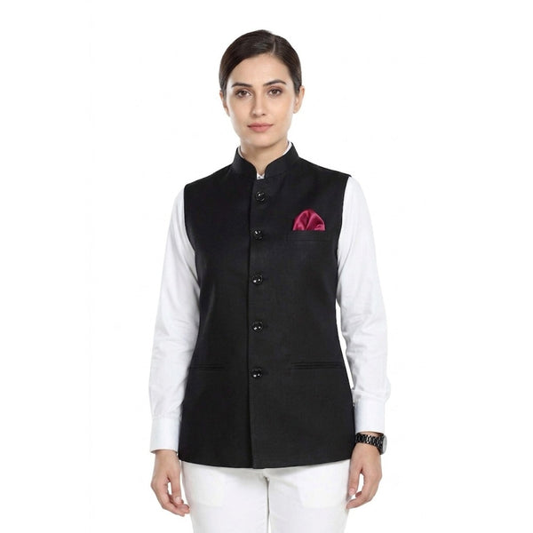 Women's TR Nehru Jacket – Black