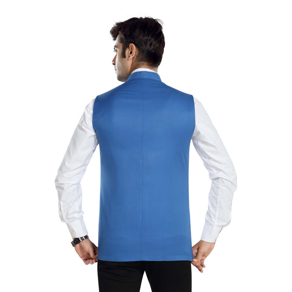 Men's TR Nehru Jacket – Light Blue
