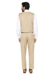 Men's beige slim fit TR waistcoat – view 5