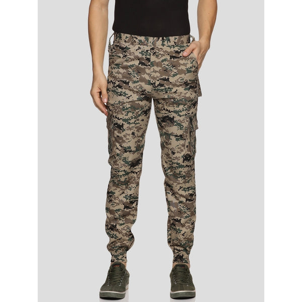 Brown camouflage security pant – front view