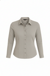 Women's Lycra Formal Shirt – Light Grey – view 1