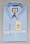 Folded surf blue Mafatlal Trendz anti-stain shirt with tag