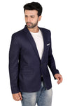 Men's slim fit TR blazer – Indigo Blue – view 4