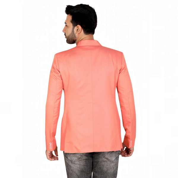 Men's slim fit TR blazer – Peach – view 6