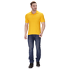 Yellow polo T-shirt (100% cotton) – full body view