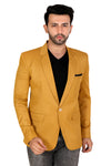 Men's slim fit TR blazer – Mustard Yellow – view 2
