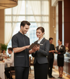 Half Sleeve Waiter Uniform – Charcoal Grey – view 6