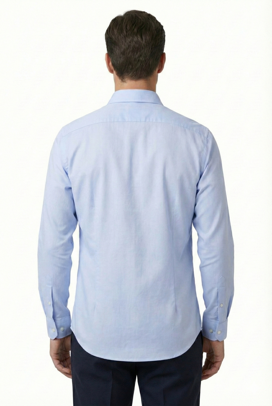 Men's Classic Formal Shirt – Light Blue - Back