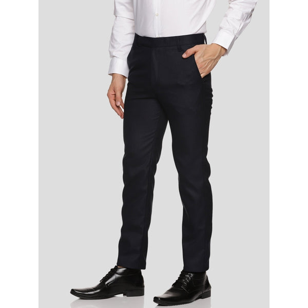 Men's Full Belt Formal Pant – Navy Blue
