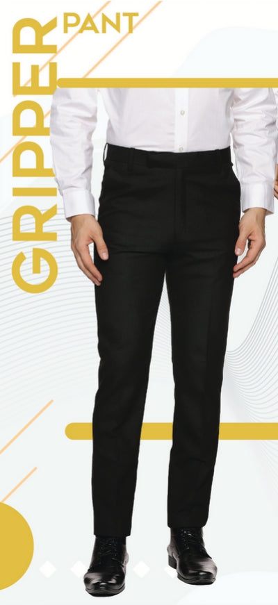 Men's Gripper Formal Pant – Black – view 1