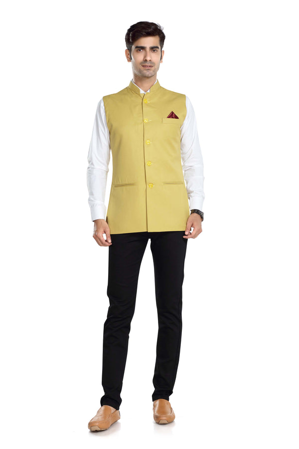 Men's Golden TR Nehru jacket – view 1