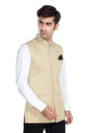 Men's Cream TR Nehru jacket – view 2