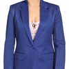 Women's slim fit TR blazer – Royal Blue – view 3
