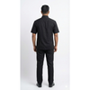 Black safari suit – back view