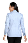 Women's slim fit TR blazer – Cloudy Blue – view 7