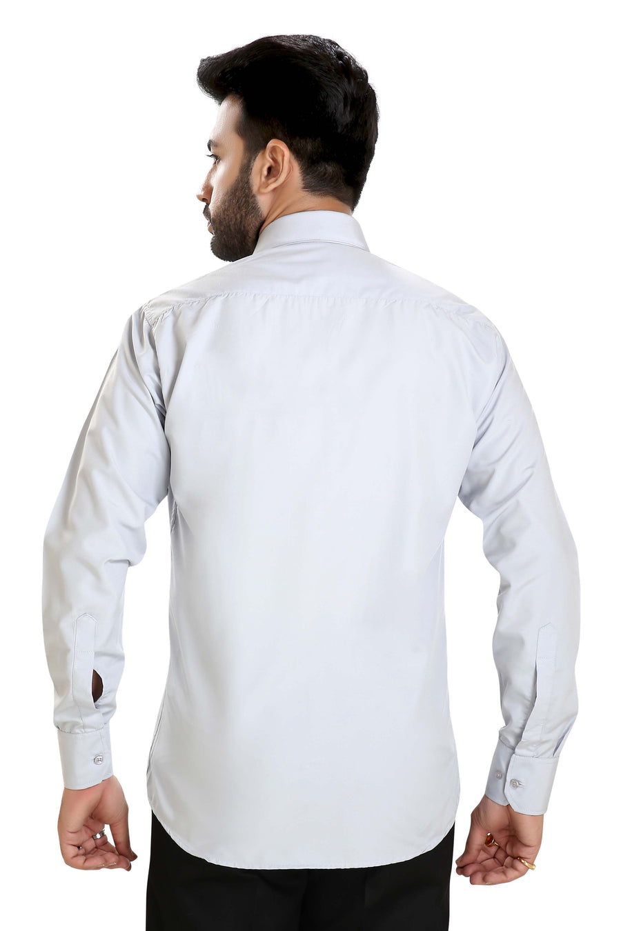 Men's Formal Shirt – Grey - Front
