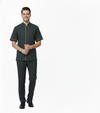 Half Sleeve Waiter Uniform – Charcoal Grey – view 1